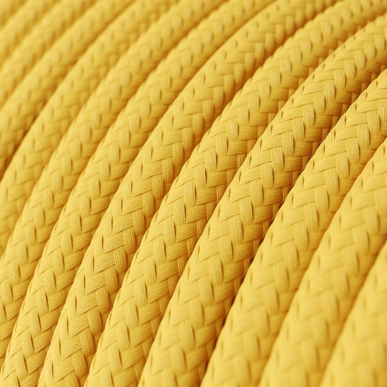 Svietidlo s textilným káblom a farebnými silikónovými prvkami - Vyrobená v Taliansku