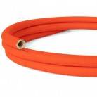 Creative-Tube - ohybná trubica potiahnutá fluo oranžovou hodvábnou tkaninou RF15, priemer 20 mm