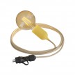 Eiva Snake Pastel, prenosná vonkajšia lampa, 5m textilný kábel, vodeodolná objímka IP65 a zástrčka
