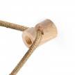 Decentralizér - drevený stropný alebo nástenný "V" háčik pre textilné elektrické káble.