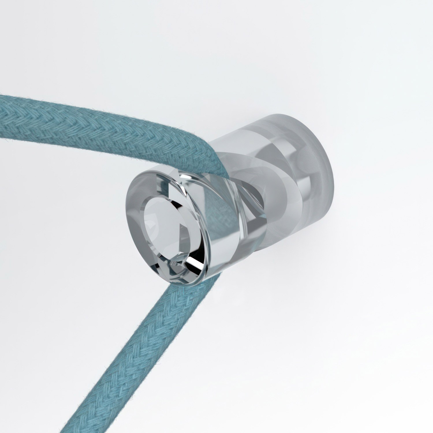 Decentralizér, stropný alebo nástenný "V" háčik pre textilné elektrické káble.