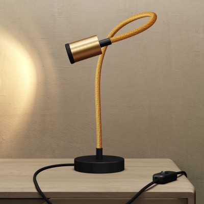 Flexibilná stolná lampa Flex GU1d0 s malou bodovou objímkou
