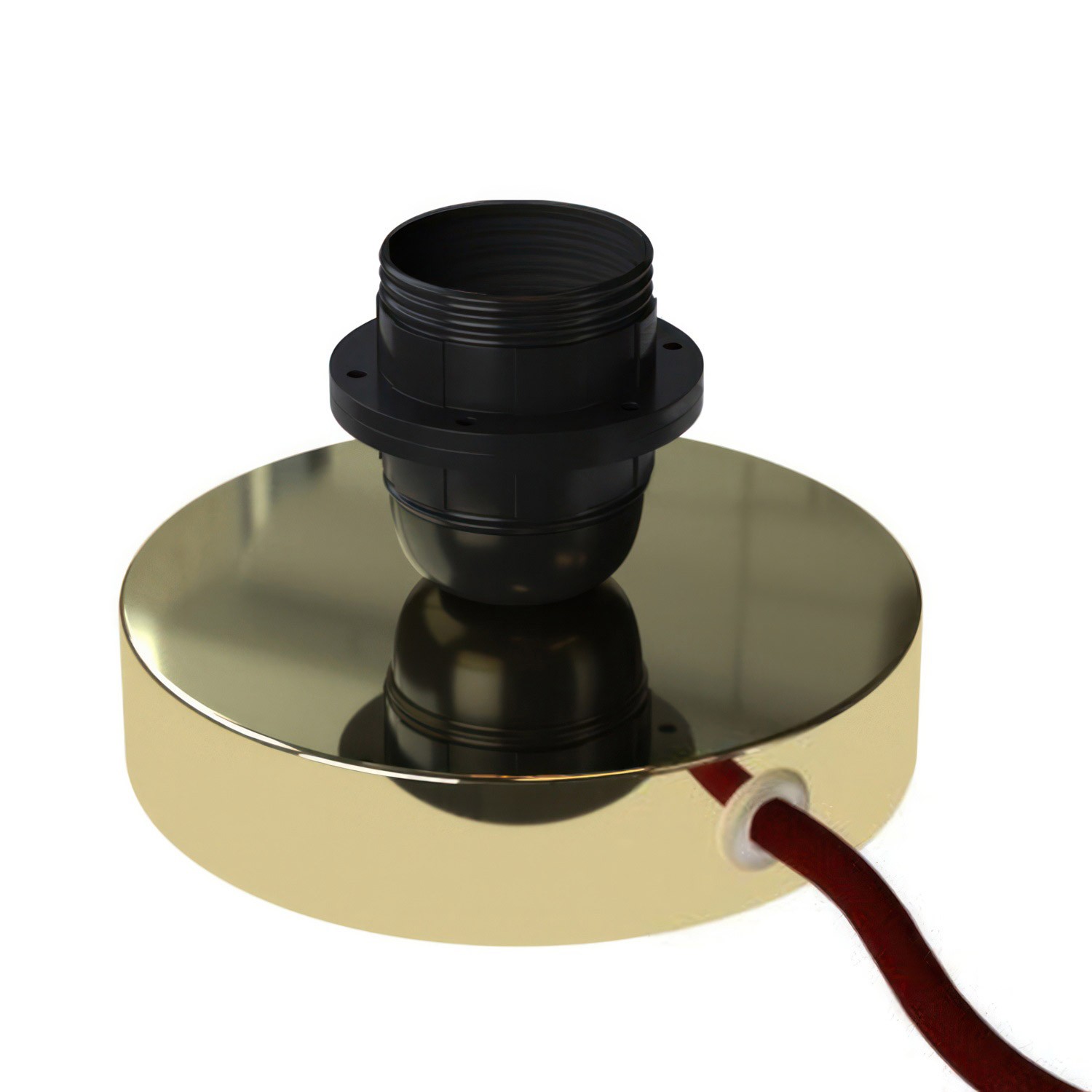 Posaluce pre tienidlo - kovová stolná lampa