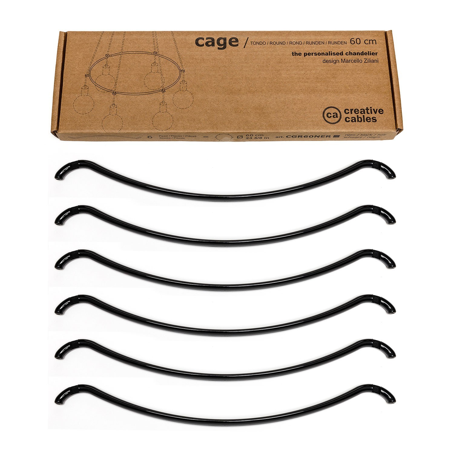 Cage Kruh - kruhová konštrukcia pre lampy