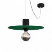 Mini Ellepì 'Solid Color' ploché tienidlo ideálne pre závesné lampy a svetelné reťaze, 24 cm priemer - vyrobené v Taliansku