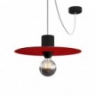 Mini Ellepì 'Solid Color' ploché tienidlo ideálne pre závesné lampy a svetelné reťaze, 24 cm priemer - vyrobené v Taliansku