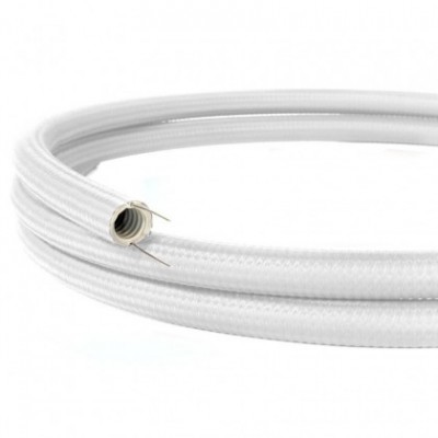 Creative-Tube - ohybná trubica potiahnutá hodvábnou tkaninou, farba Biela RM01, priemer 20 mm