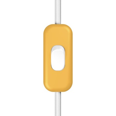 Priamy jednopólový vypínač Creative Switch horčicová žltá