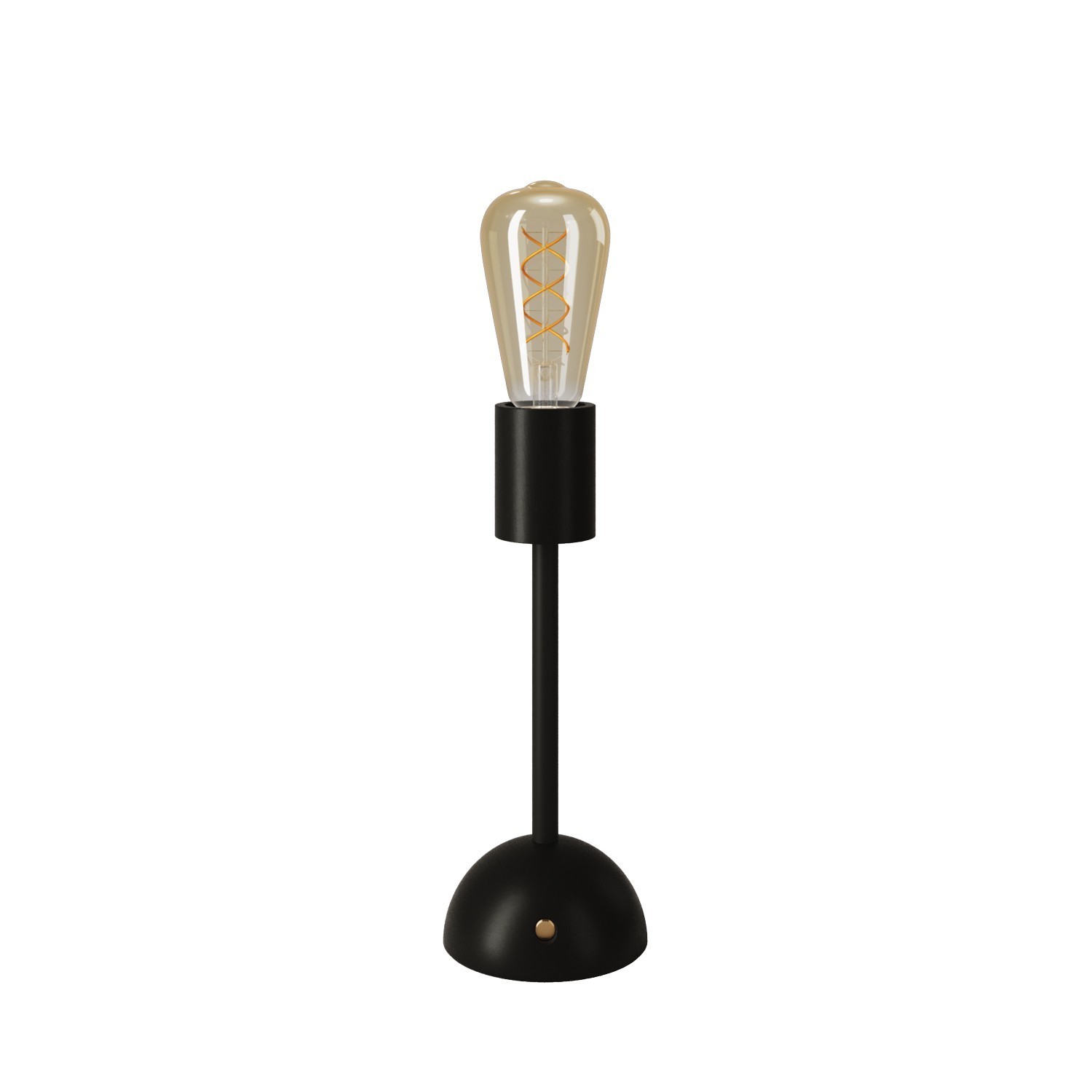 Prenosná a nabíjateľná lampa Cabless02 so zlatou žiarovkou Edison