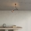 Nástenná a stropná lampa Creative Flex veľkosti 60 cm