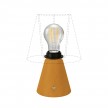 Prenosná a dobíjateľná lampa Cabless11 so žiarovkou Drop vhodná na tienidlo