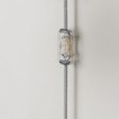 Kovové nástenné svietidlo Applique so zástrčkou