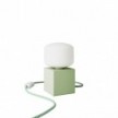 Zelená stolová lampa - Cubetto