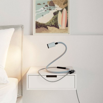 GU1d-one Pastel flexibilná stolná lampa GU1d-one bez základne s mini LED reflektorom