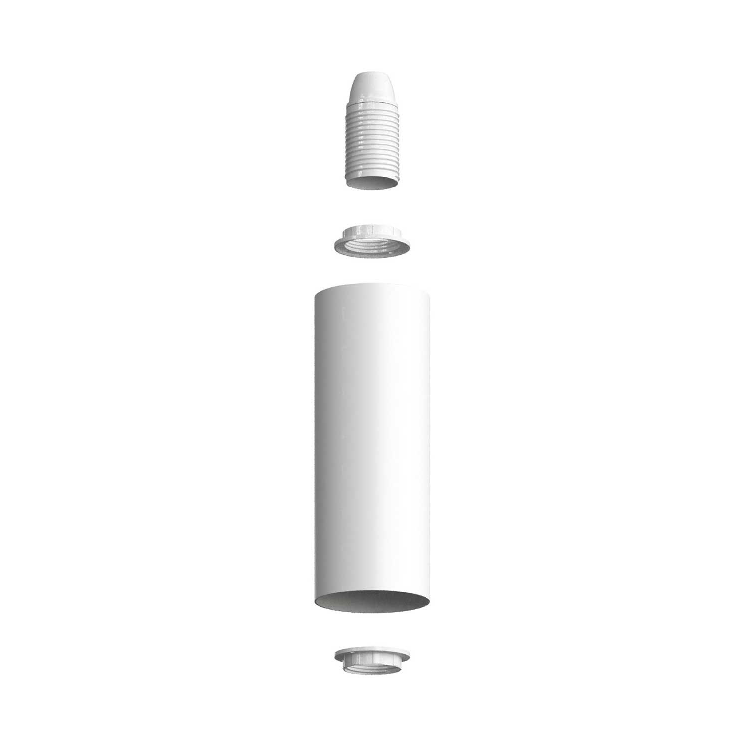 Fermaluce Flex 30 bodové svietidlo s tienidlom Tub-E14, mini rozeta s vypínačom