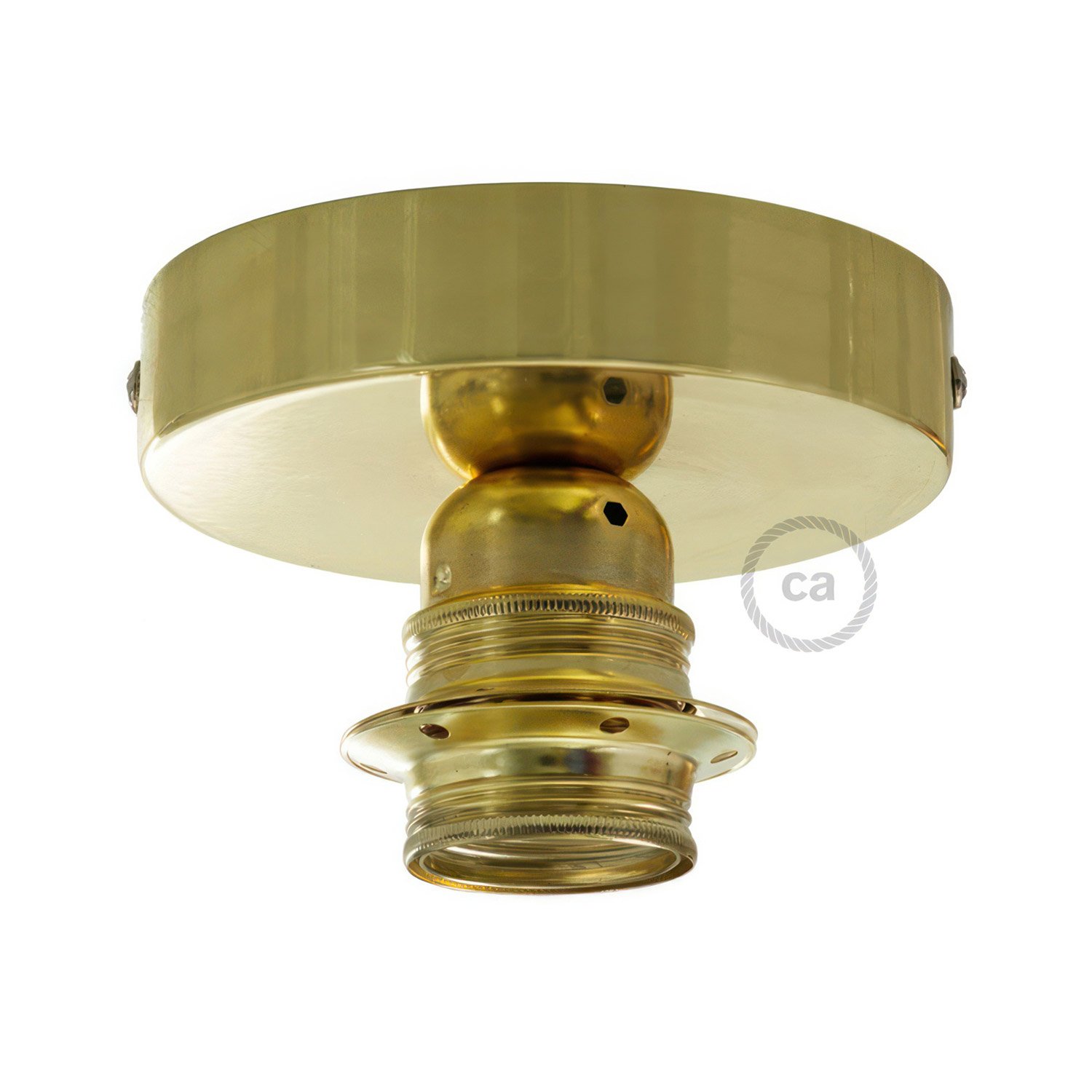 Fermaluce Glam s valcovým tienidlom, Ø 15cm v18cm, kovové nástenné alebo stropné svietidlo