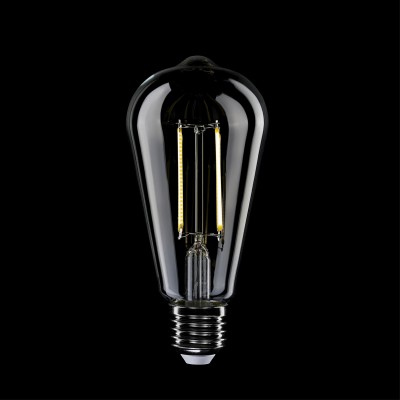 LED číra Edison žiarovka ST64 7W 806Lm E27 3500K Stmievateľná - N02