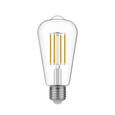 LED číra Edison žiarovka ST64 7W 806Lm E27 3500K Stmievateľná - N02