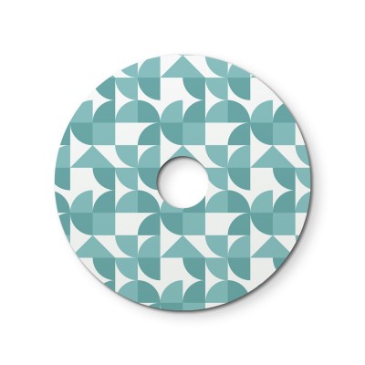 Mini tienidlo Ellepì s geometrickými vzormi "Kaleidoscope", priemer 24 cm - vyrobené v Taliansku