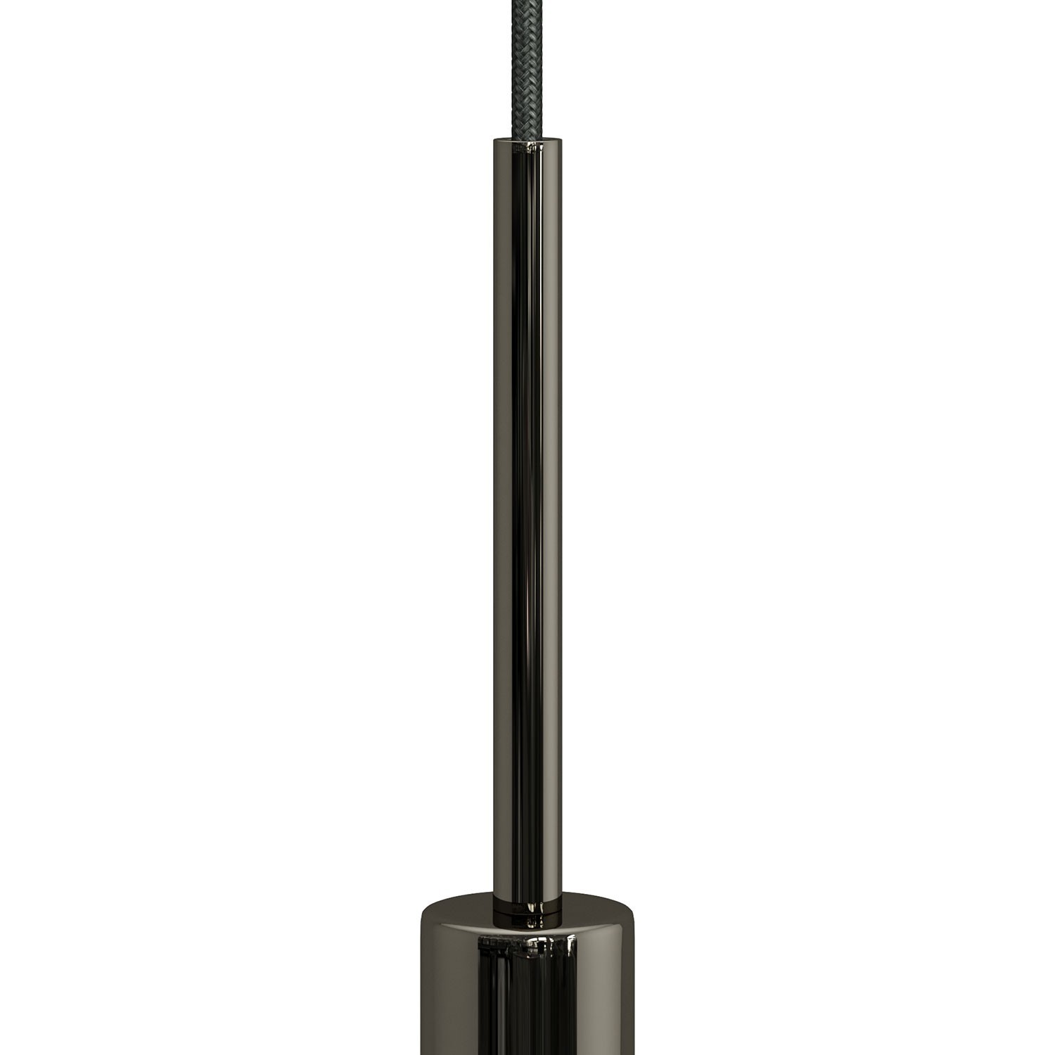Valcová kovová káblová svorka so závitovou tyčkou, maticou a podložkou, dĺžka 15cm