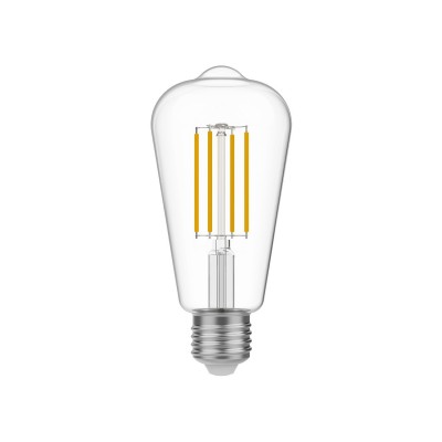 LED číra Edison žiarovka ST64 7W 806Lm E27 2700K Stmievateľná - T02