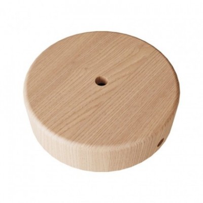 Wood base for table lamp d. 120mm h. 33mm