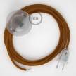 Napájací kábel pre podlahovú lampu, RM22 Whisky hodvábny 3 m. Vyberte si farbu zástrčky a vypínača.