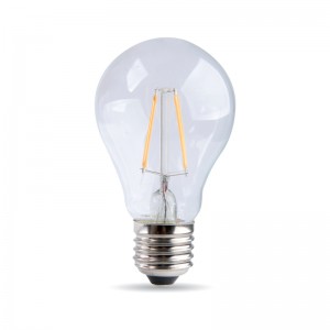 Žiarovka s LED vláknom Drop 4W E27 Priehľadná