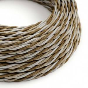 Stočený textilný elektrický kábel, umelý hodváb, Windsor TG01