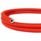 Creative-Tube - ohybná trubica potiahnutá červenou hodvábnou tkaninou RM09, priemer 20 mm