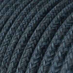Okrúhly textilný elektrický kábel potiahnutý bavlnou - Blue Mirage RX10