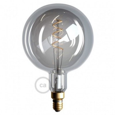 Dymová XXL LED žiarovka - Guľa G200 s dvojitým špirálovým vláknom - 5W E27 Stmievateľná 2000K