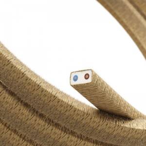 Textilný elektrický kábel pre Svetelné šnúry, potiahnutý jutou CN06