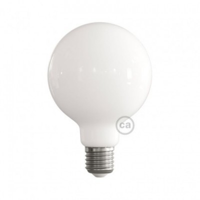 LED žiarovka s mliečnym sklom - Glóbus G95 - 7.5W E27 Stmievateľná 2700K
