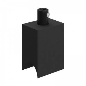 Syntax - Minimalistická čierna objímka z termoplastu pre valcové žiarovky S14d