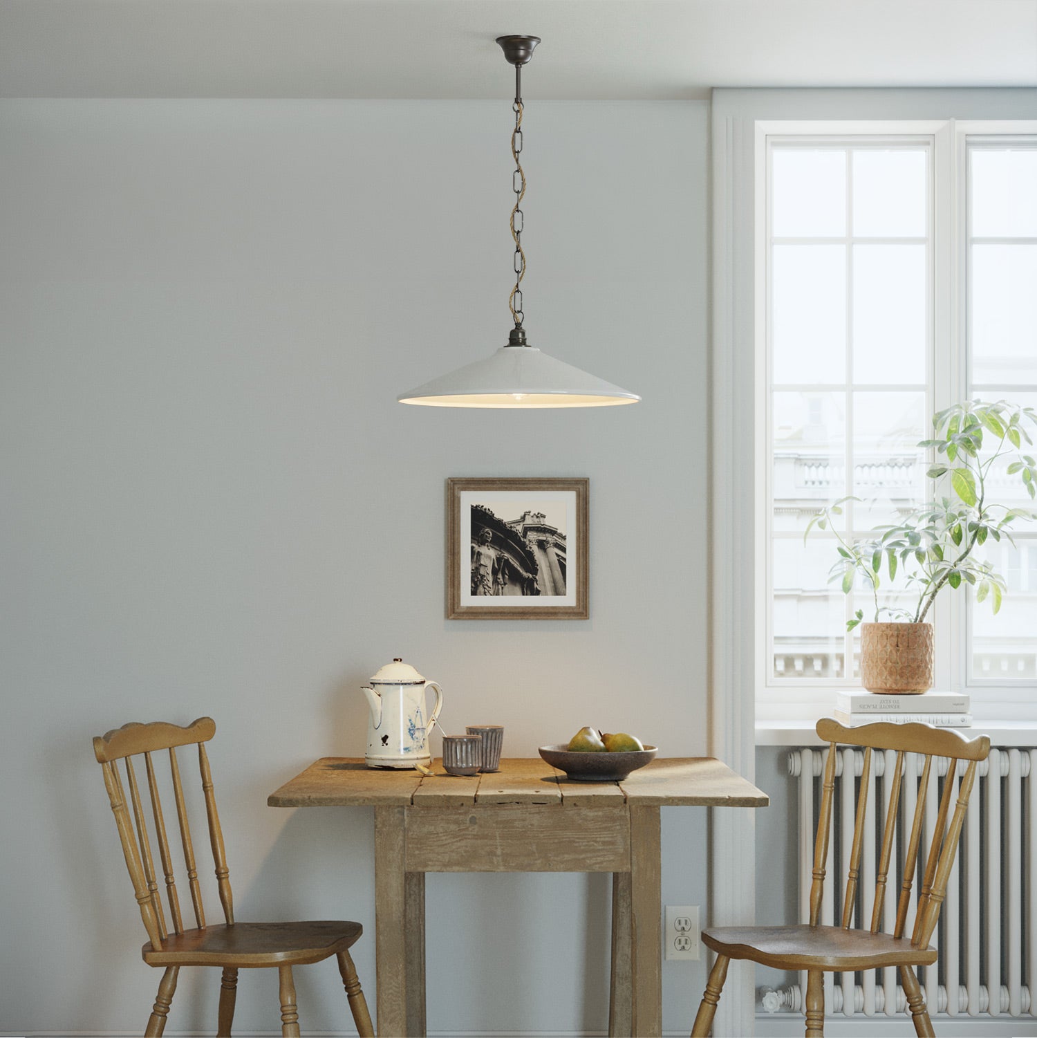 Závitová tyč s privareným hákom pre lustre na reťazi – dĺžka 85 mm (M10x1)