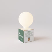 Cabless03 "Fai ammodino" con lampadina globo effetto porcellana - Tuttapolpa