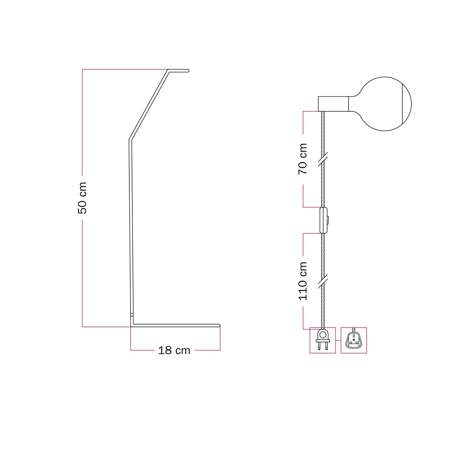 Koso Lucia - Lampada da tavolo - Panna