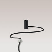 Lampada magnetica plug-in con attacco E27 e spina UK - Nero