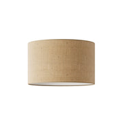 Paralume Cilindro L in tessuto con attacco E27 - Made in Italy - Juta Naturale