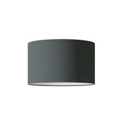 Paralume Cilindro L in tessuto con attacco E27 - Made in Italy - Teletta Grigio Scuro
