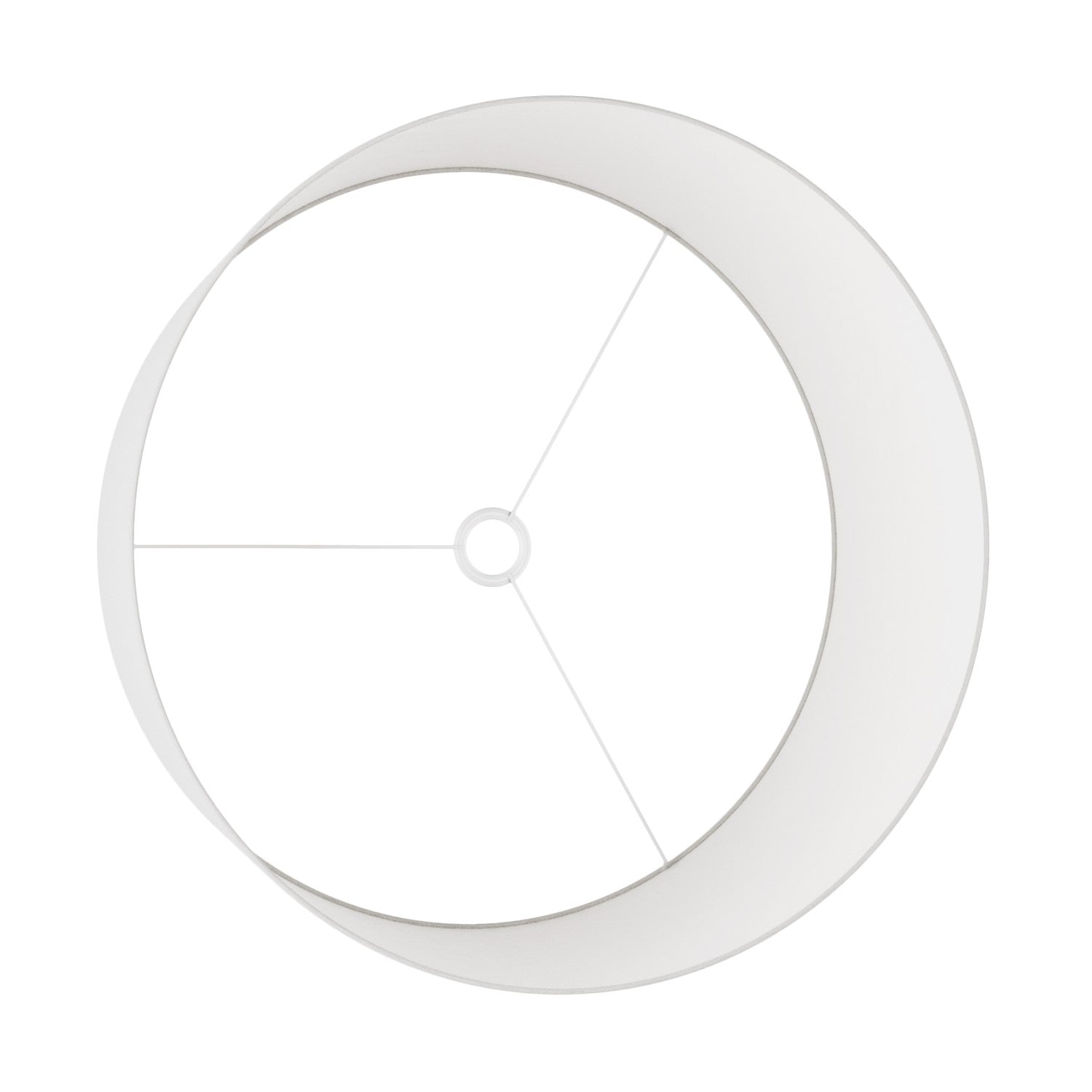 Paralume Cilindro XXL in tessuto con attacco E27 - Made in Italy - Lino Crudo