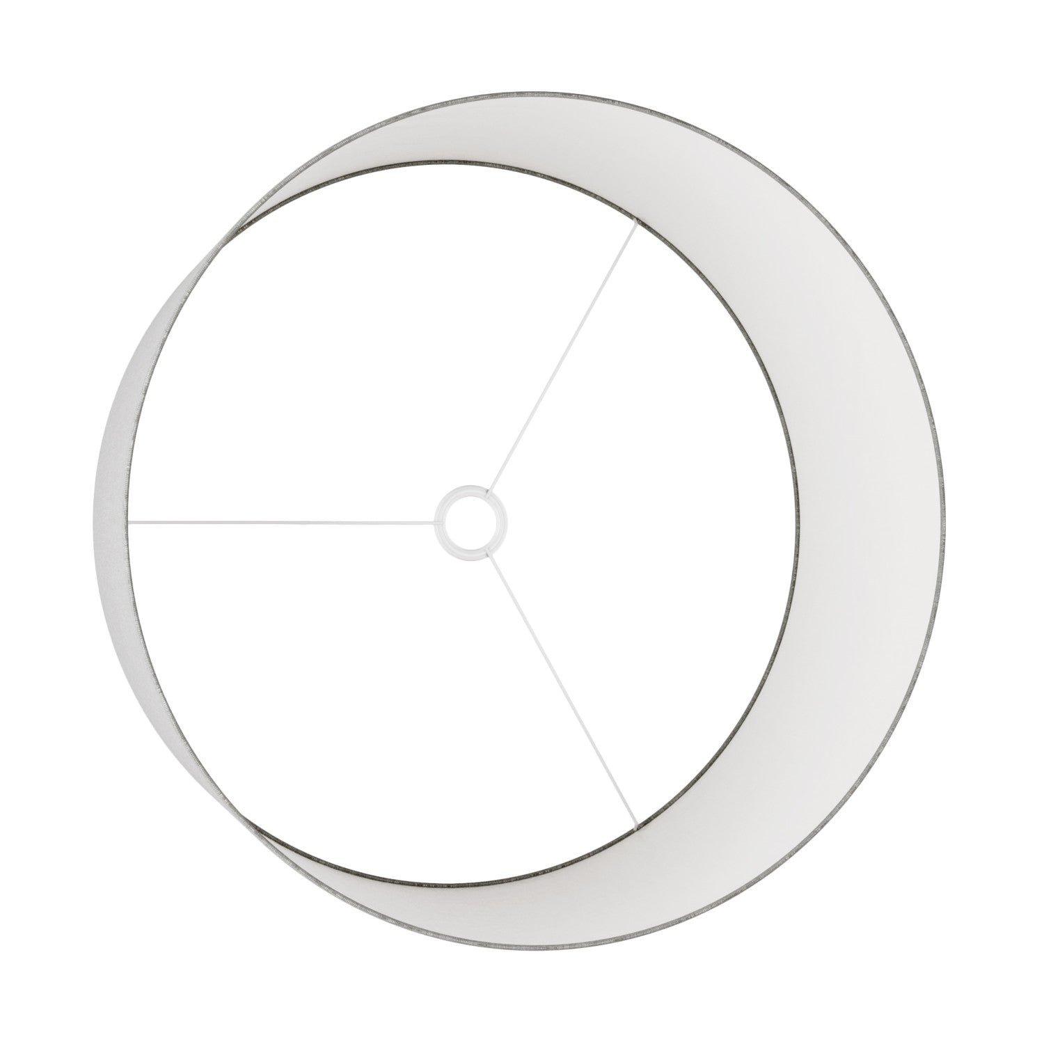 Paralume Cilindro XXL in tessuto con attacco E27 - Made in Italy - Camelot Grigio