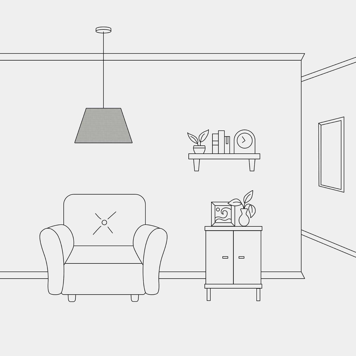 Paralume Impero M per sospensione con attacco E27 - Made in Italy - Camelot Grigio