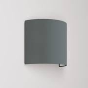 Applique Ventola con paralume in tessuto - Made in Italy - Teletta Grigio Scuro