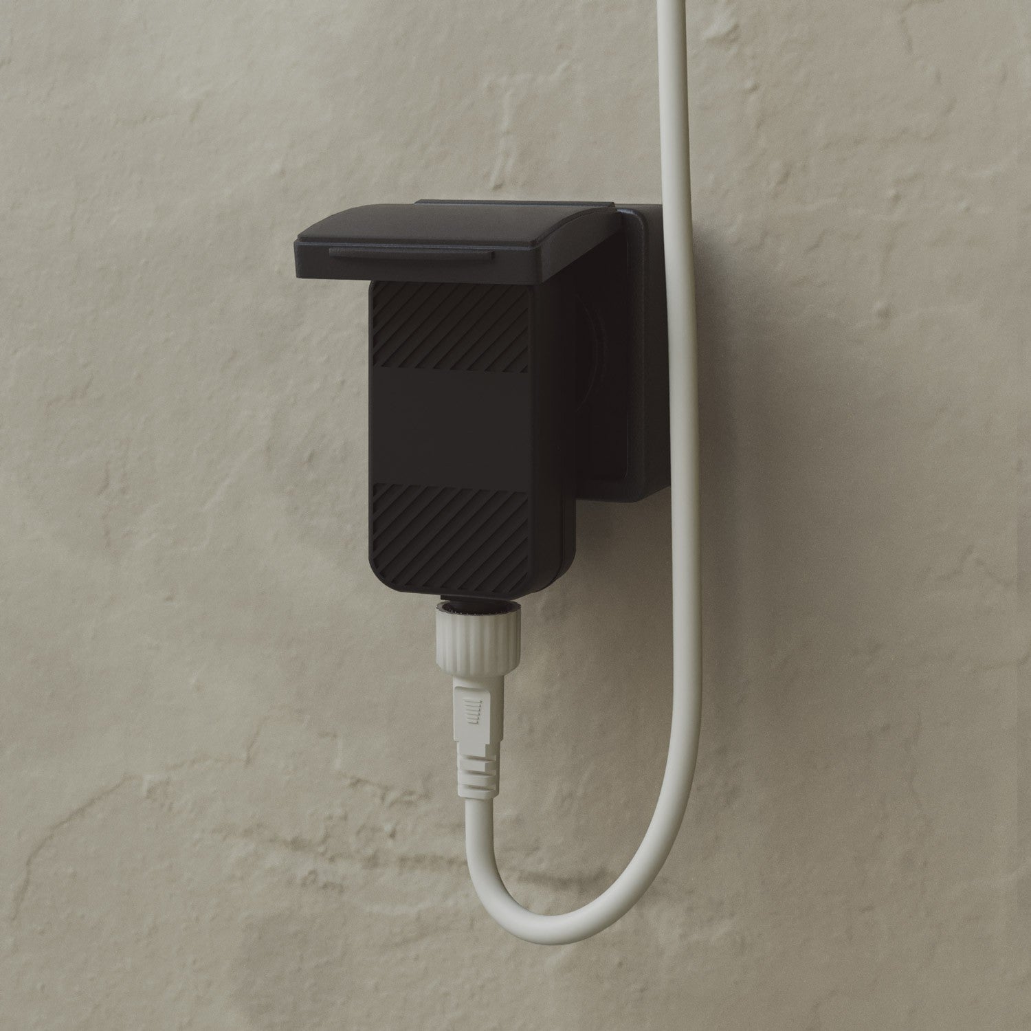 Catena luminosa 3 punti luce da esterno IP67 Bianco Sabbia - Marina3 Cherry 70 cm