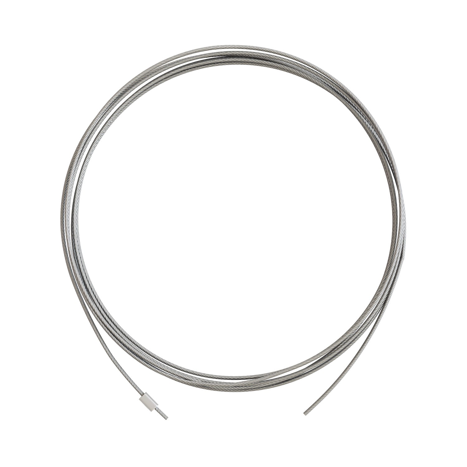 Ťahový kábel z ocele, 3 metre, s blokovacou guľôčkou pre závesné svietidlá – Ø 1,5 mm (Zaťaženie 25 kg)