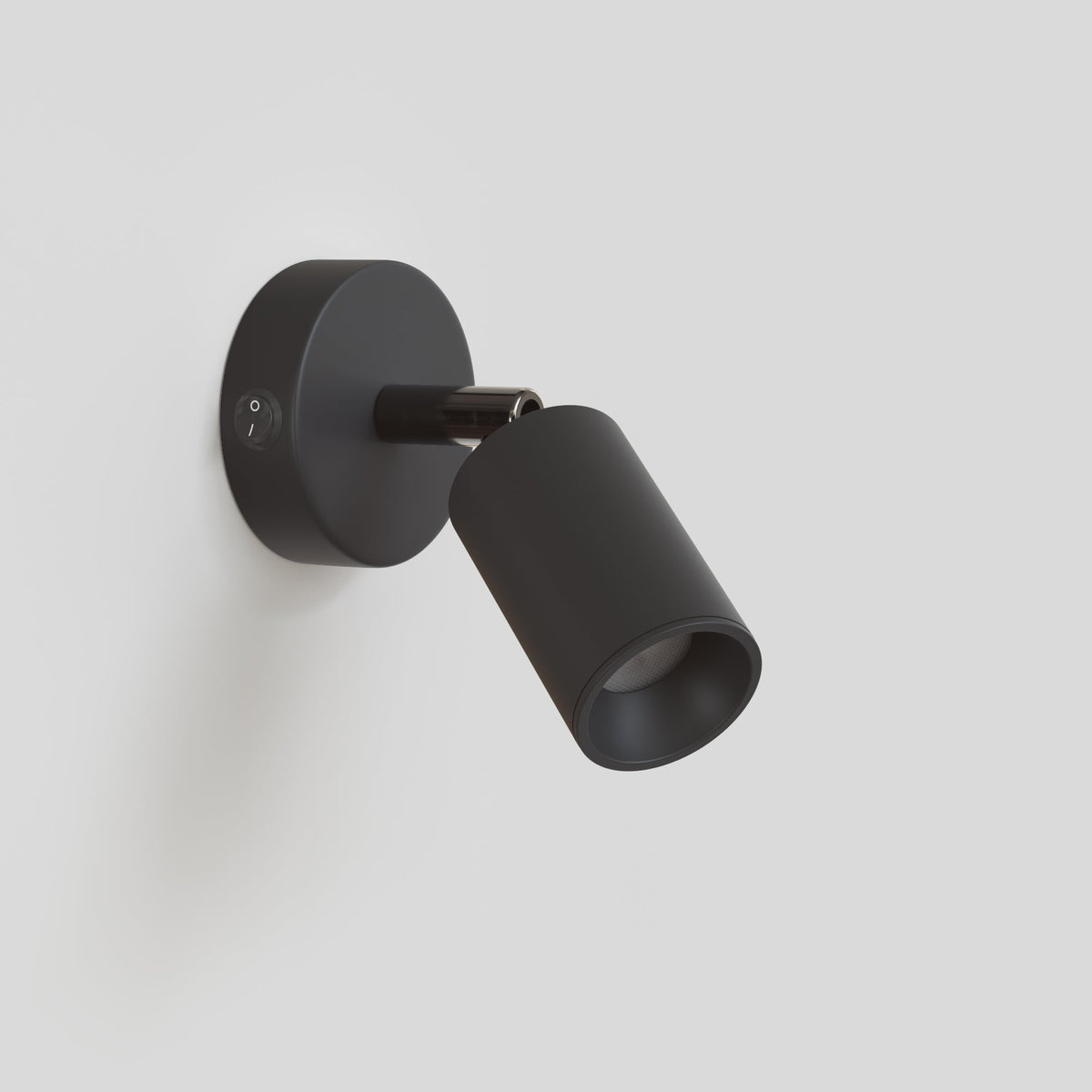 Faretto GU10 orientabile da parete o soffitto Bispot - Nero - Creative Cables