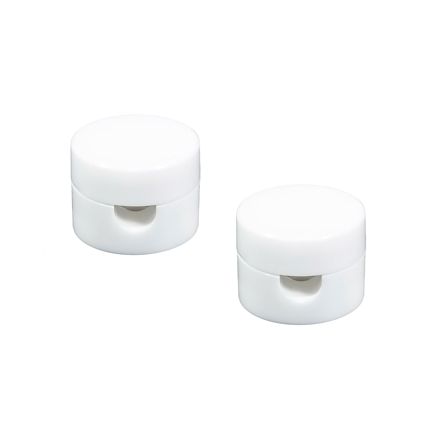 Fissaggio a parete passacavo universale per cavo tessile per illuminazione 2x0,75 e 3x0,75 - Bianco