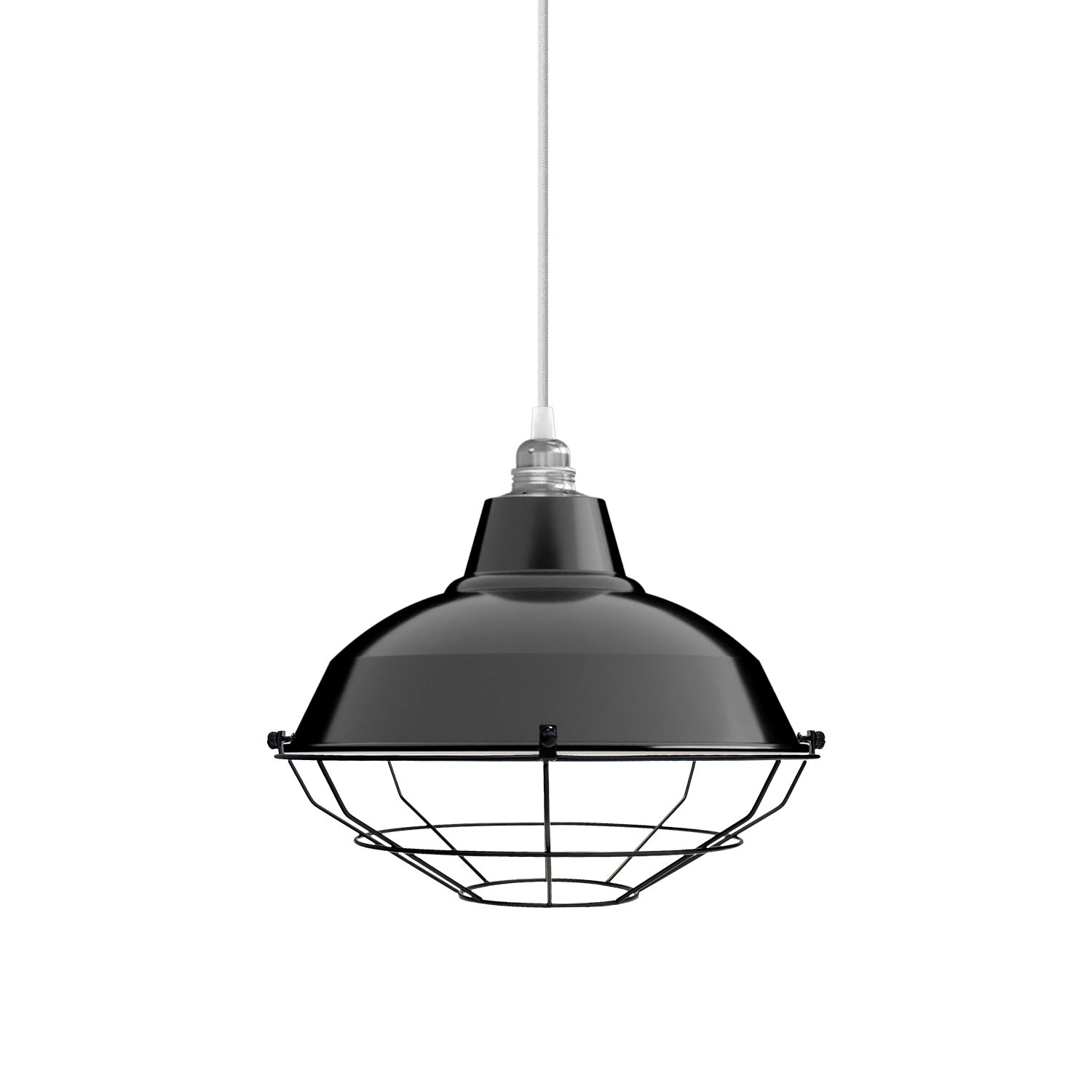 Gabbia in metallo per paralume Bistrot - Nero